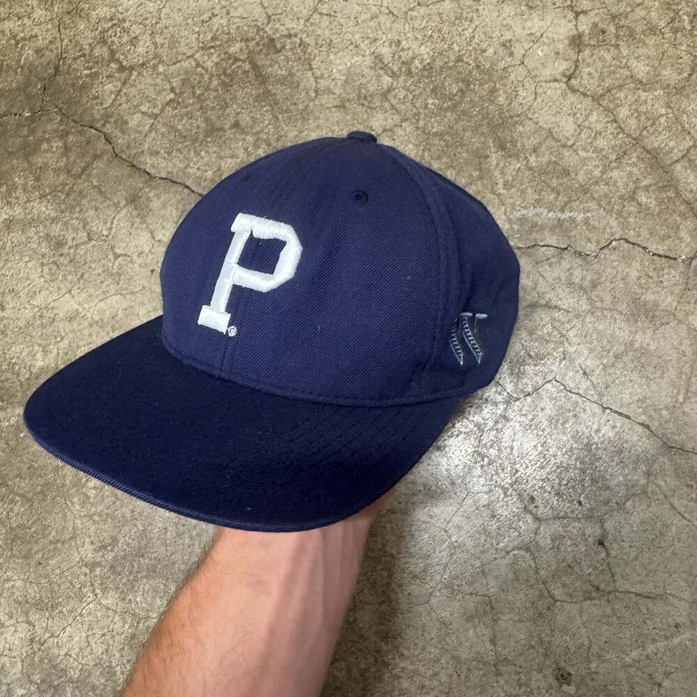 Portland Gear 'P' Logo Snapback Cap Navy Blue